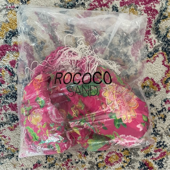 NWT Rococo Sand Chloe Long Pareo in Fuschia Pink Size Small $212 - Picture 9 of 9